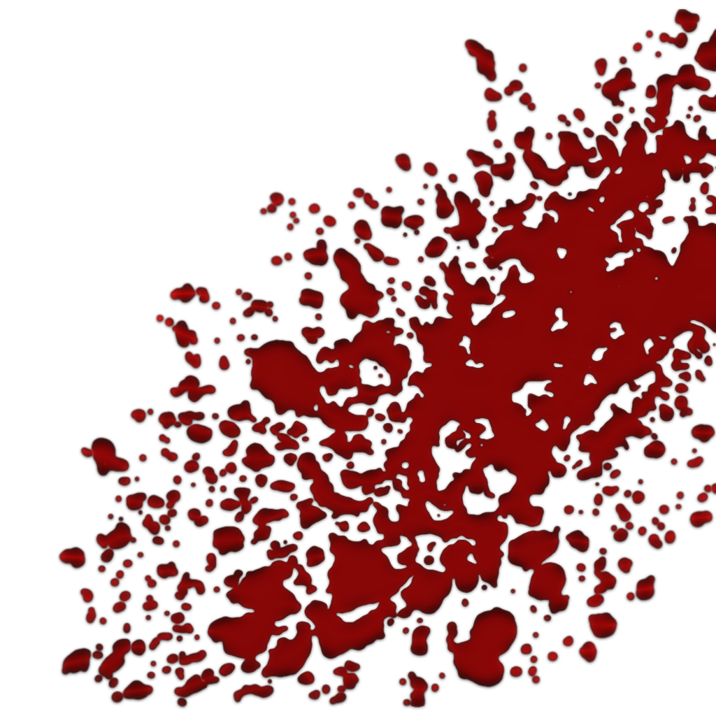 Dark Red Blood Splatter Spatter Pattern