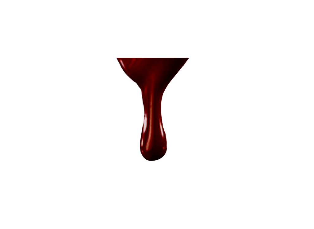 Glossy Dark Red Liquid Drip Drop