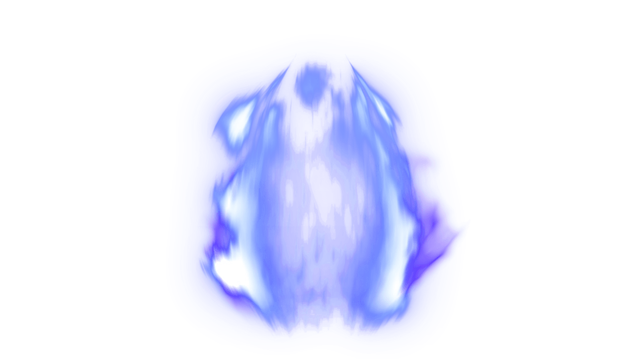Blue Violet Energy Flame Aura Glow