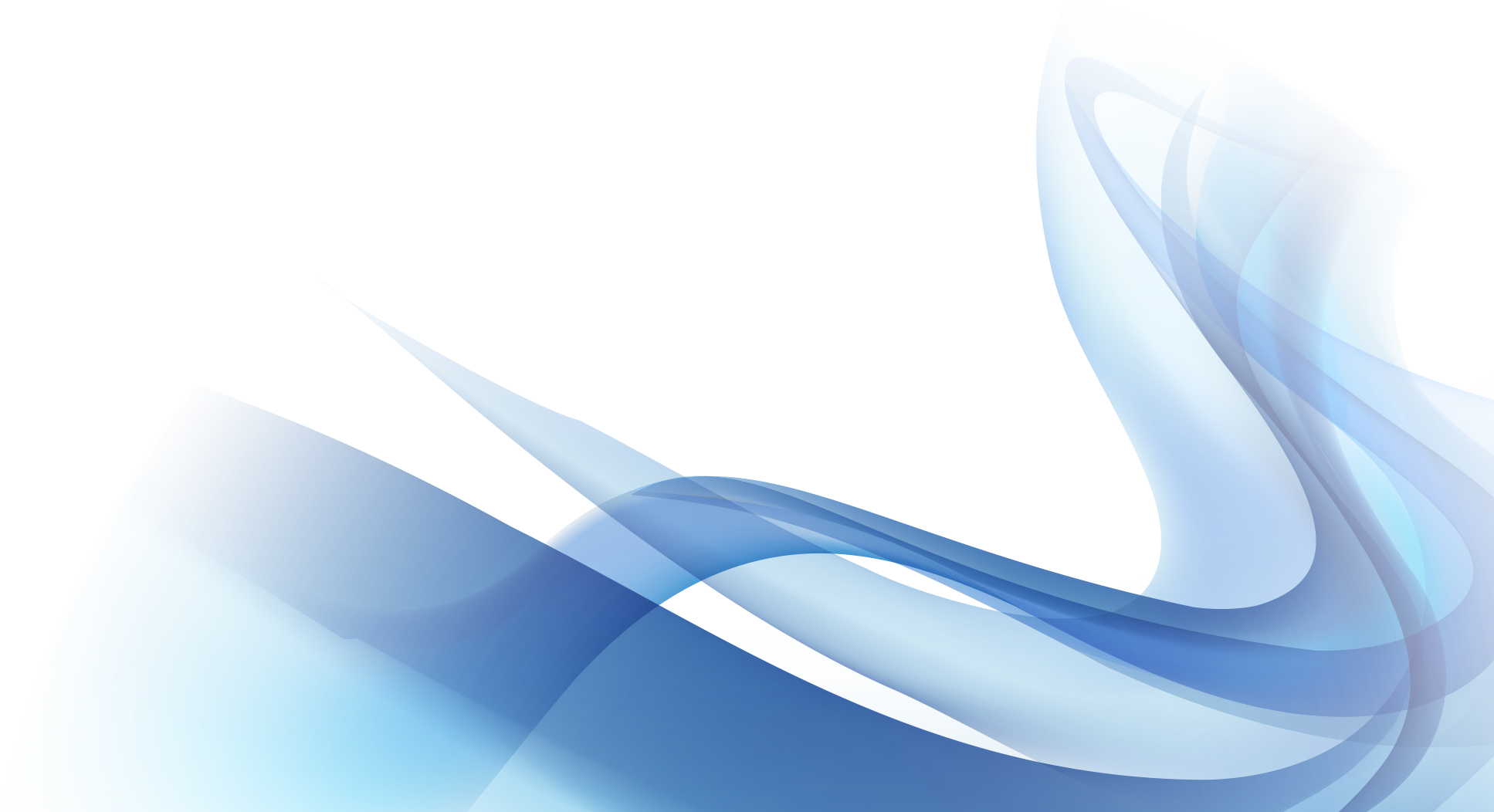 Abstract Blue Smoky Swoosh Waves