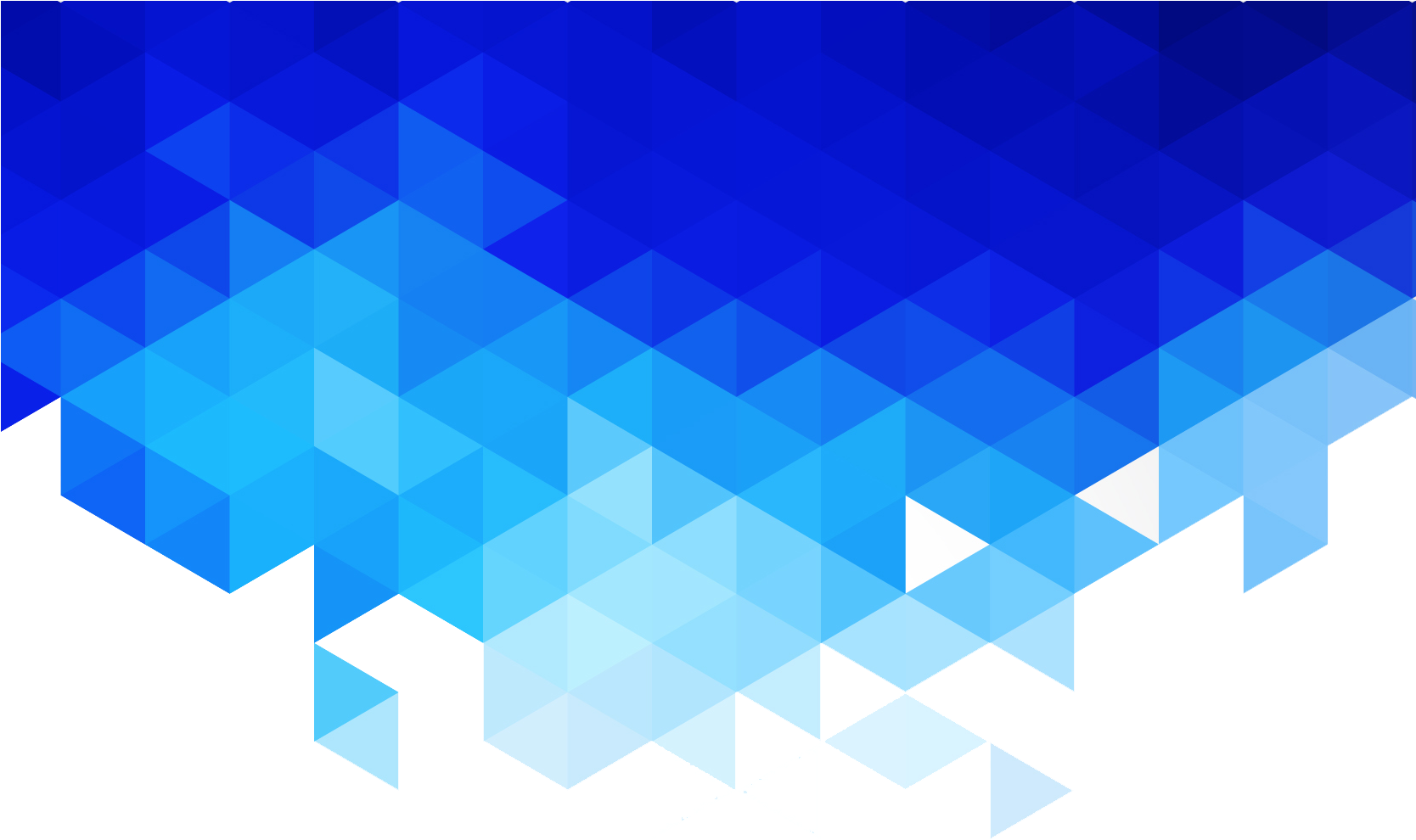 Blue Triangle Mosaic Gradient Pattern
