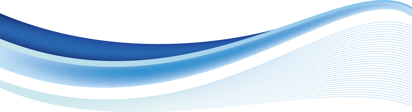 Blue Gradient Wave Swoosh Abstract Design