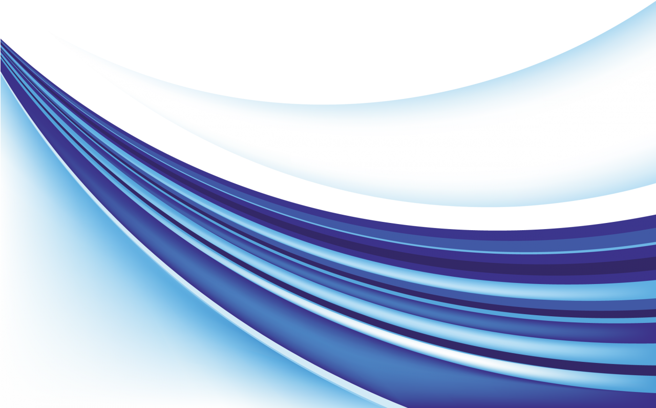 Blue Flowing Wave Stripes Abstract