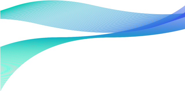 Teal and Blue Flowing Mesh Wave Lines