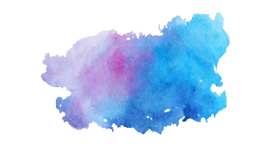 Blue And Pink Watercolor Brush Stroke Gradient Stain PNG Clipart