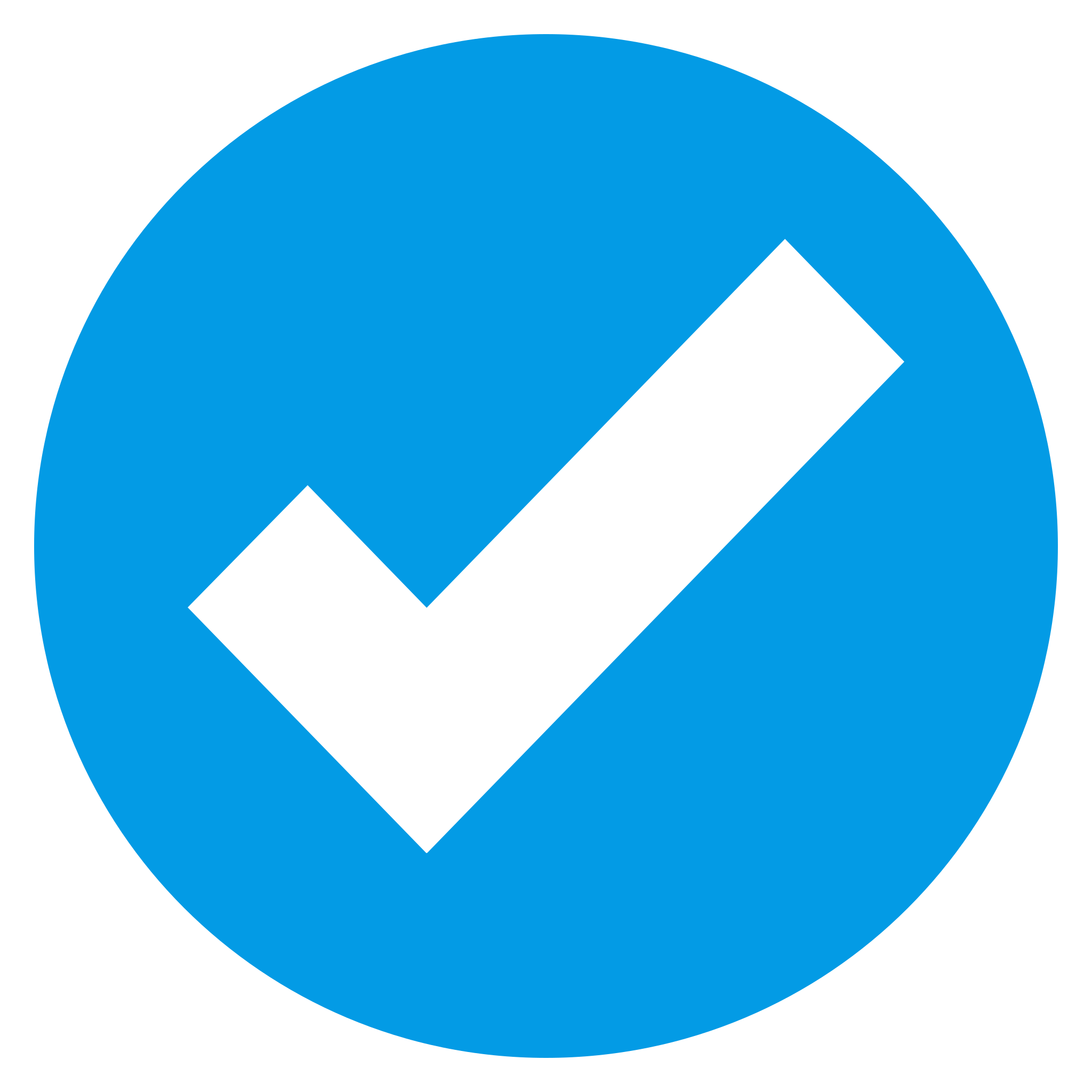 Blue Circle Check Mark Badge Verified Icon Ultra HD PNG