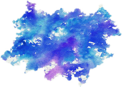 Blue Purple Watercolor Paint Texture Abstract Splash PNG Artwork