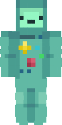 BMO Minecraft Skin Pixel Character Front View PNG Icon