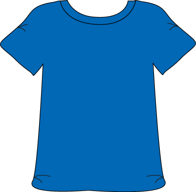 Cobalt Blue Crew Neck T Shirt Vector Template PNG