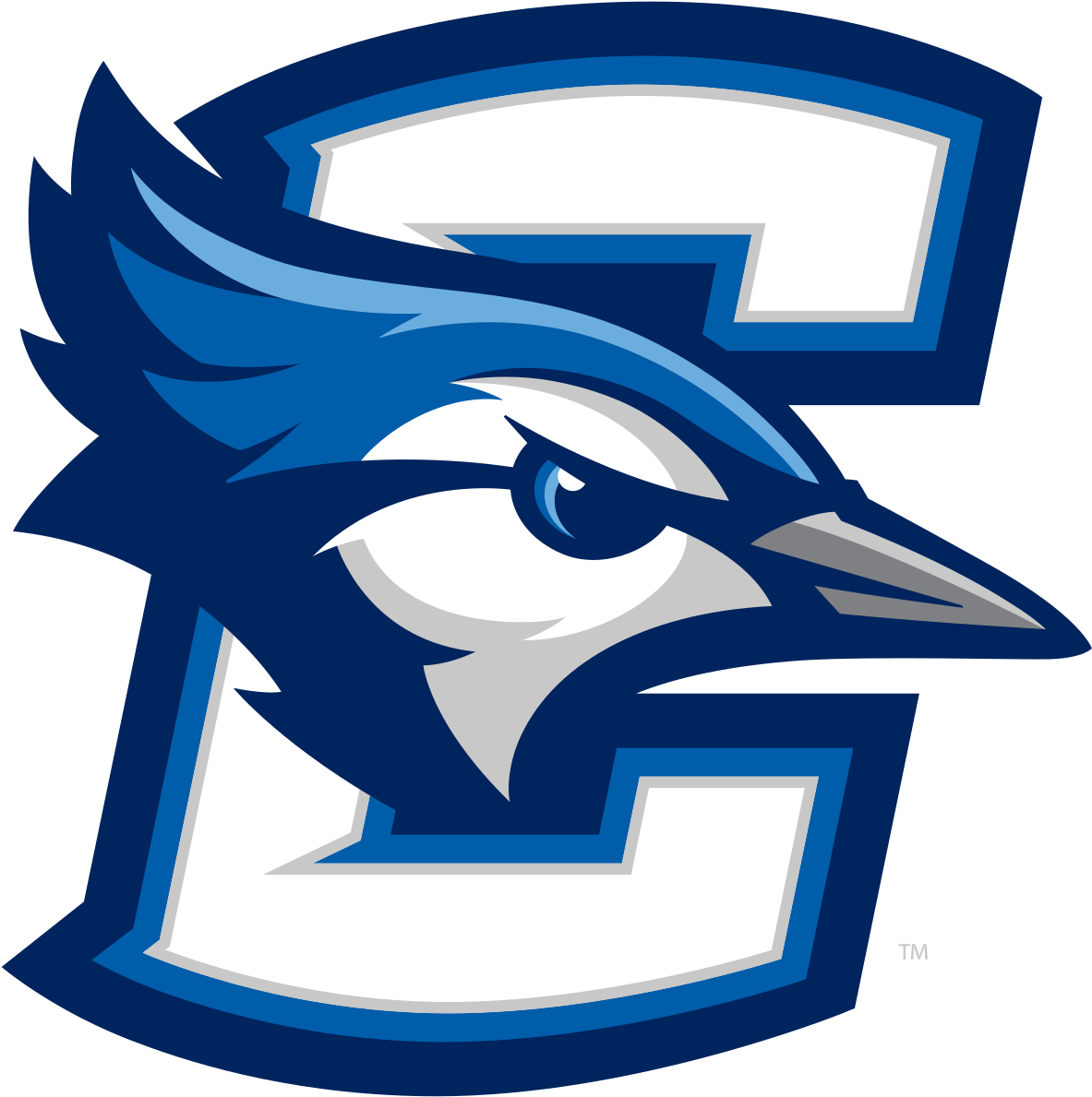 Creighton Bluejays C Logo With Blue Jay Head High Resolution PNG