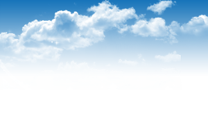 Blue Sky with Fluffy White Clouds
