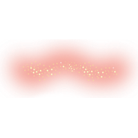 Peach Glowing Glitter Blush Band Overlay