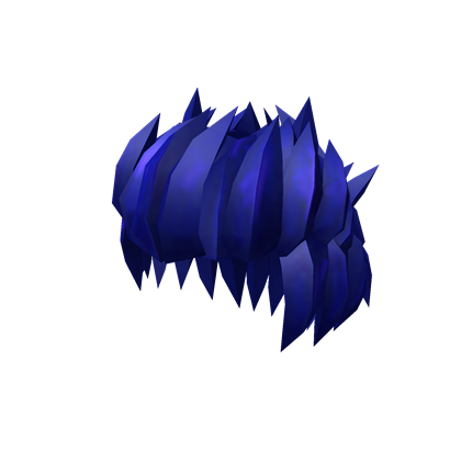 Spiky Dark Blue Anime Hairstyle