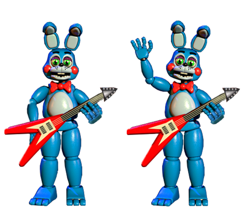 Toy Bonnie Animatronic with Red Guitar