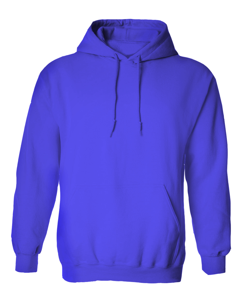 Royal Blue Hoodie with Drawstrings and Pocket