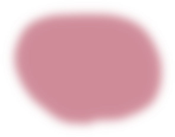 Soft Mauve Pink Blob Shape