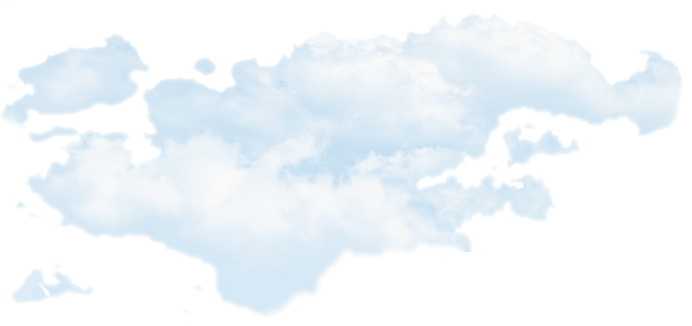 Soft Pale Blue Cloud Cluster Layers