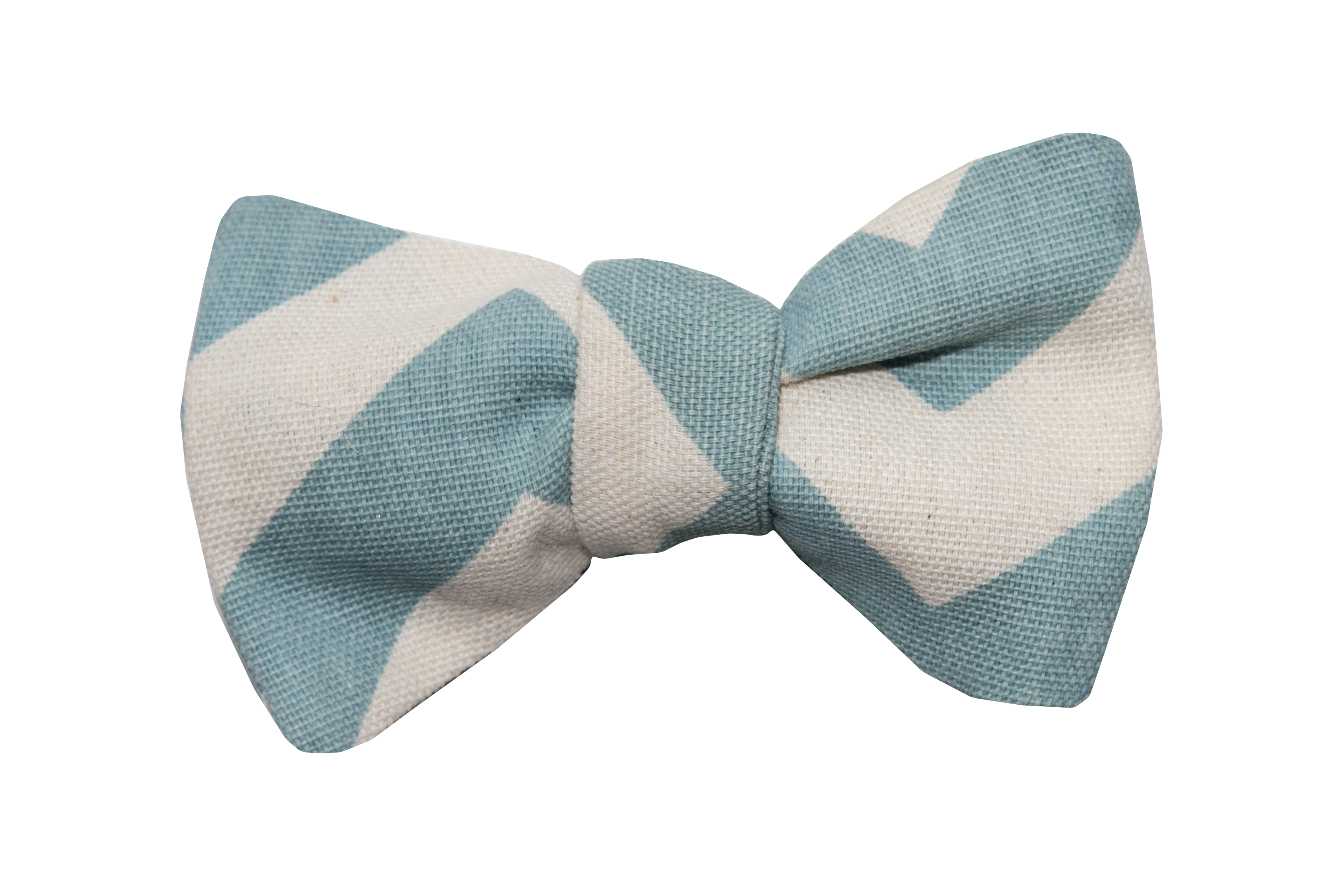 Sky Blue Chevron Bow Tie Fabric