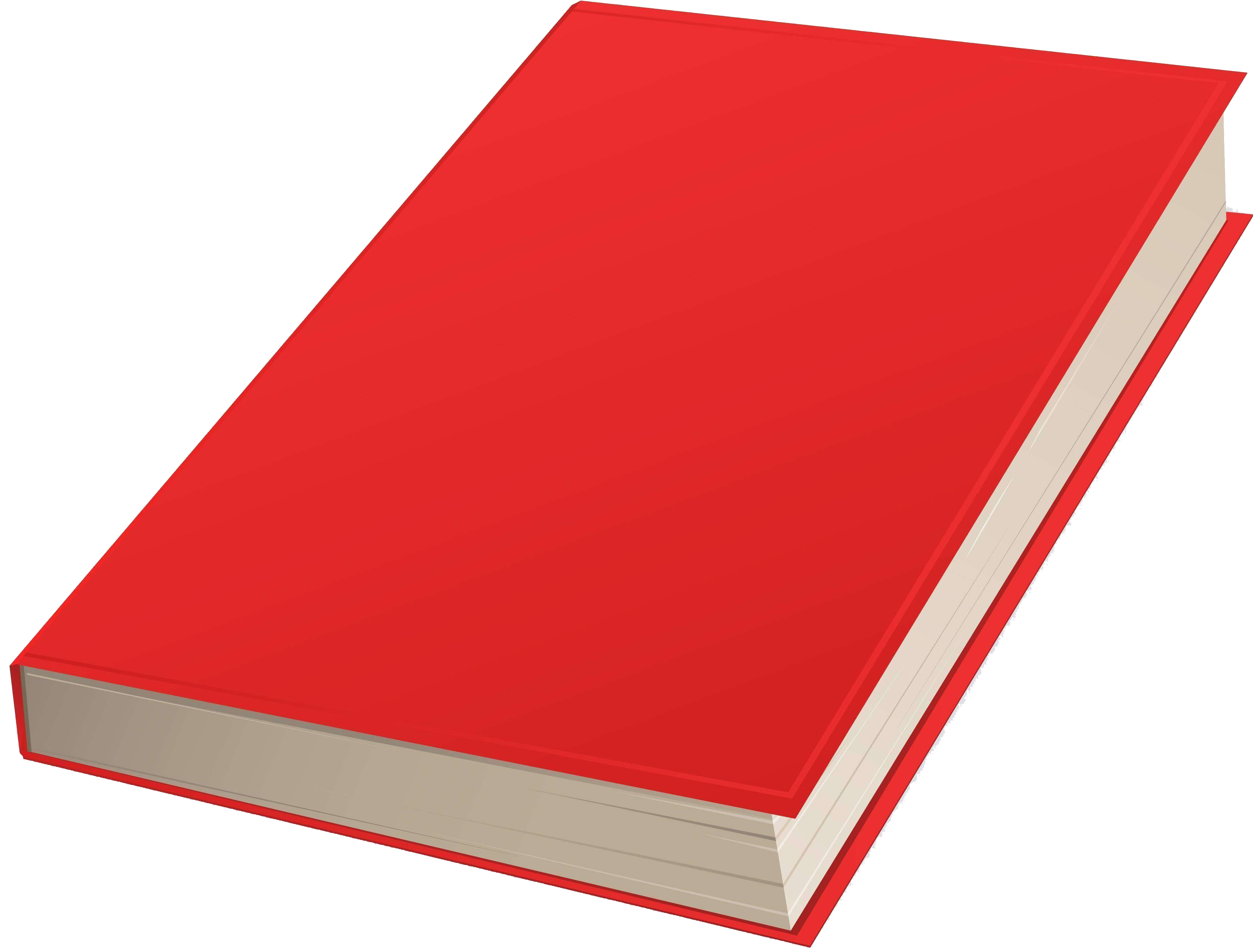 Red Hardcover Book with Cream Pages
