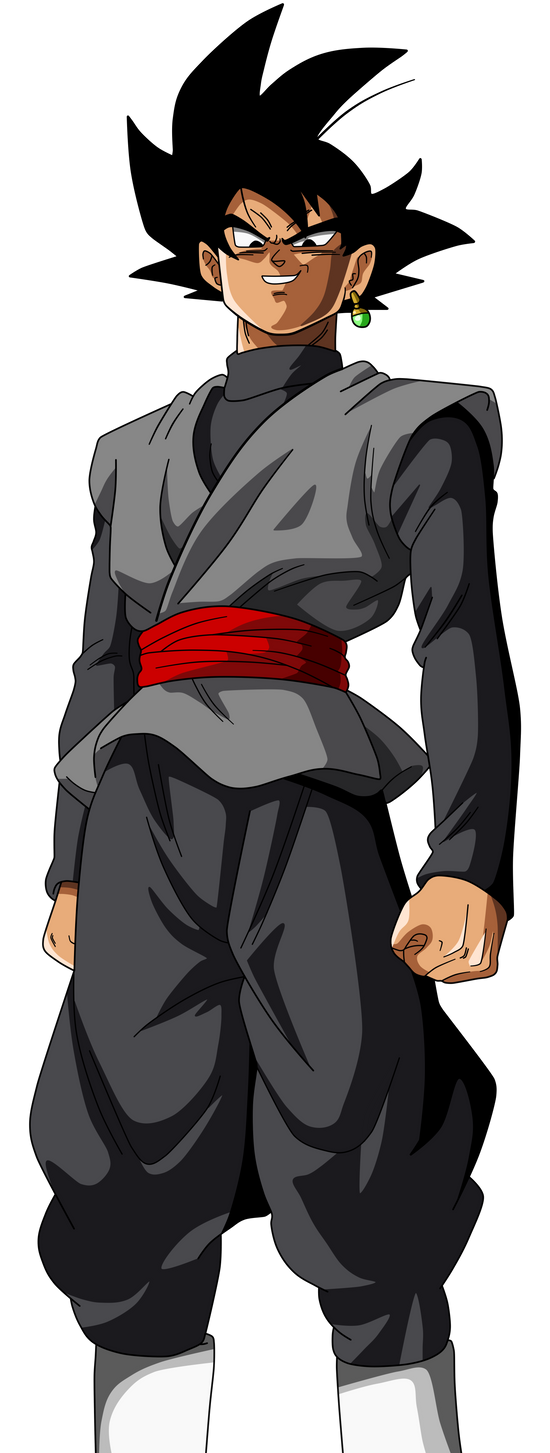Goku Black Anime Figure in Grey Gi