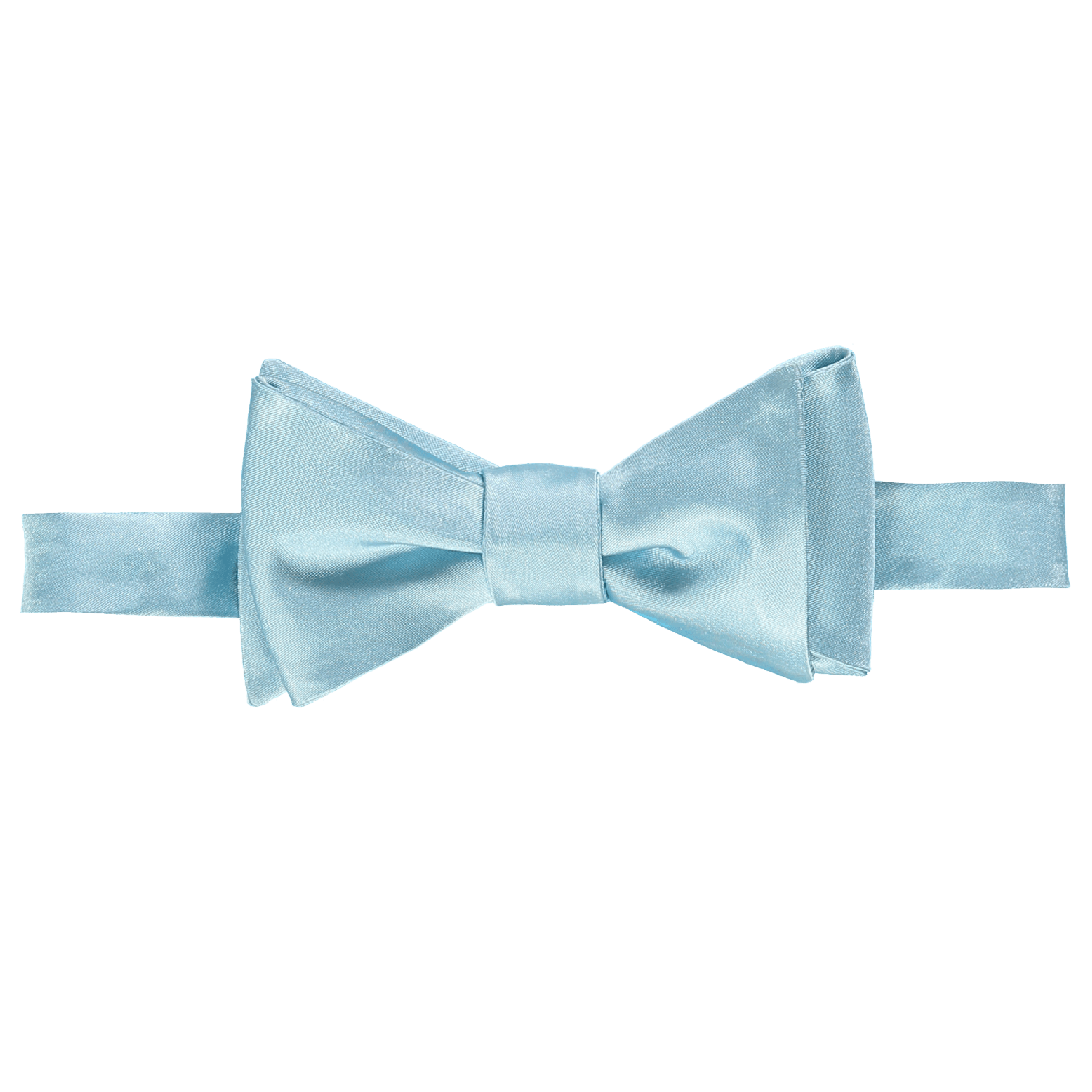 Light Blue Bow Tie With Neck Band Ultra HD PNG