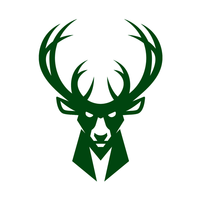 Dark Green Stag Head Logo Icon