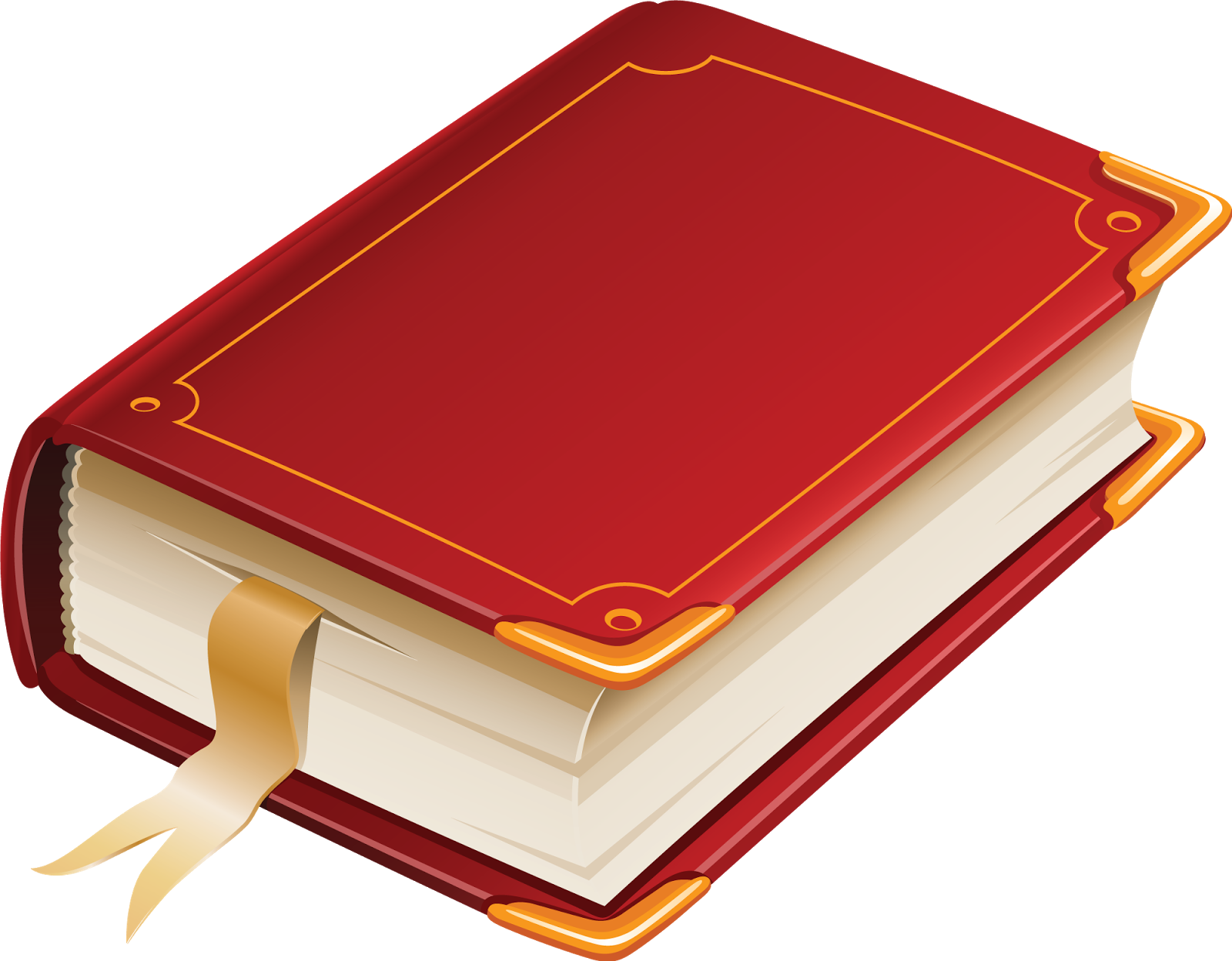 Red Hardcover Book with Gold Corners