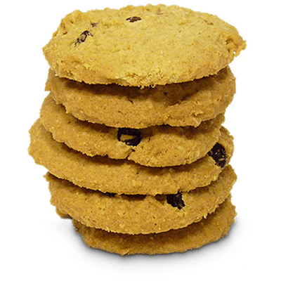 Stacked Oatmeal Raisin Cookies, Golden Tones