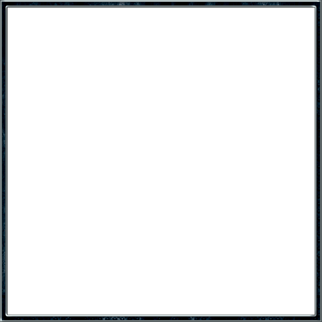 Thin Dark Metallic Square Border Frame