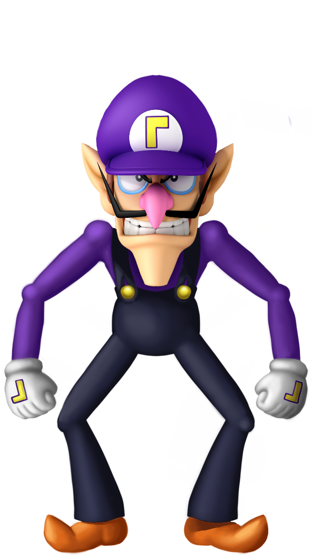 Waluigi Character Full Body Purple Cap