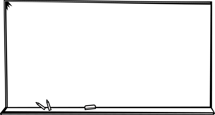 Black Line Drawing Whiteboard with Markers