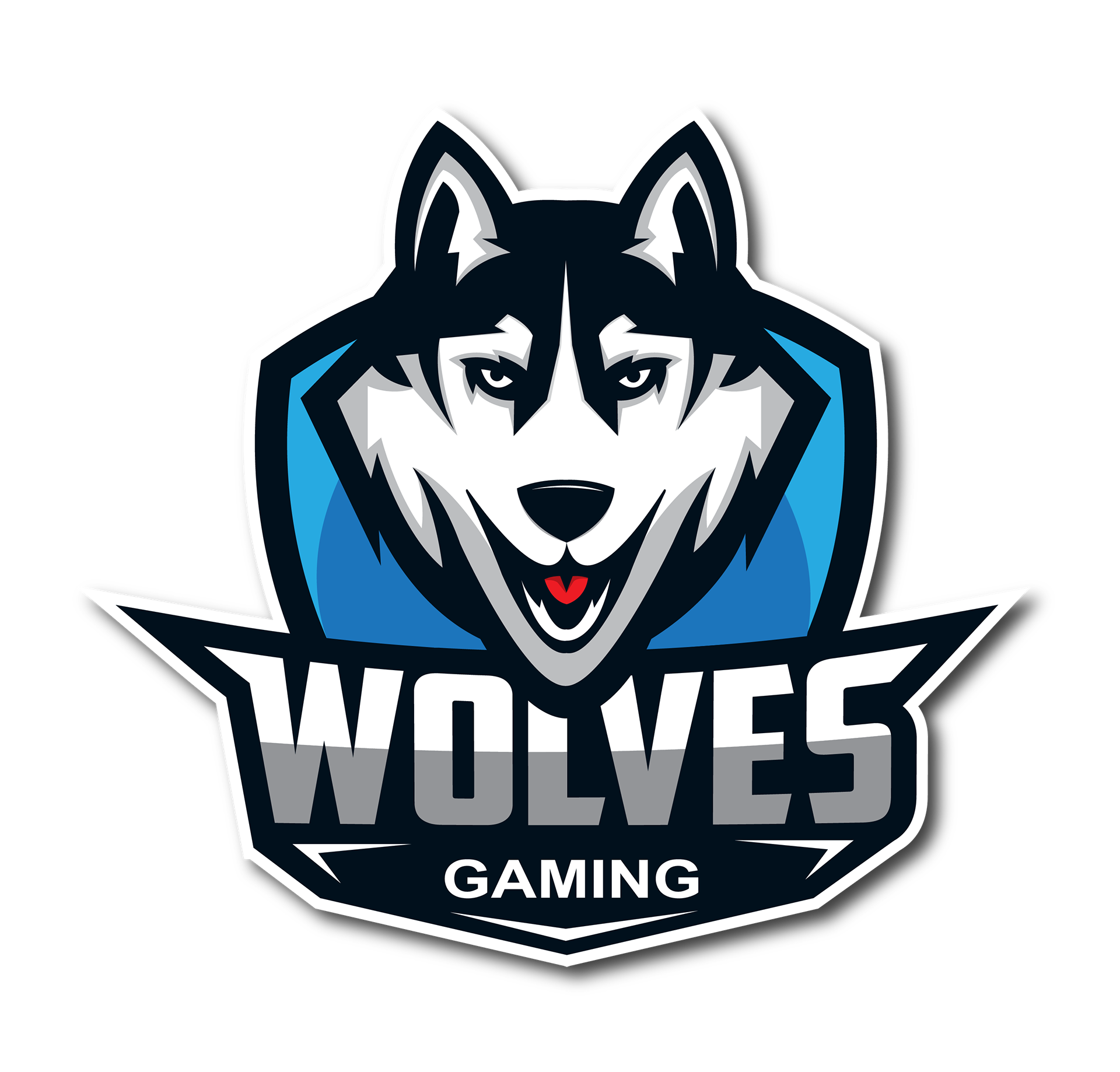 Wolves Gaming Husky Esports Logo Badge