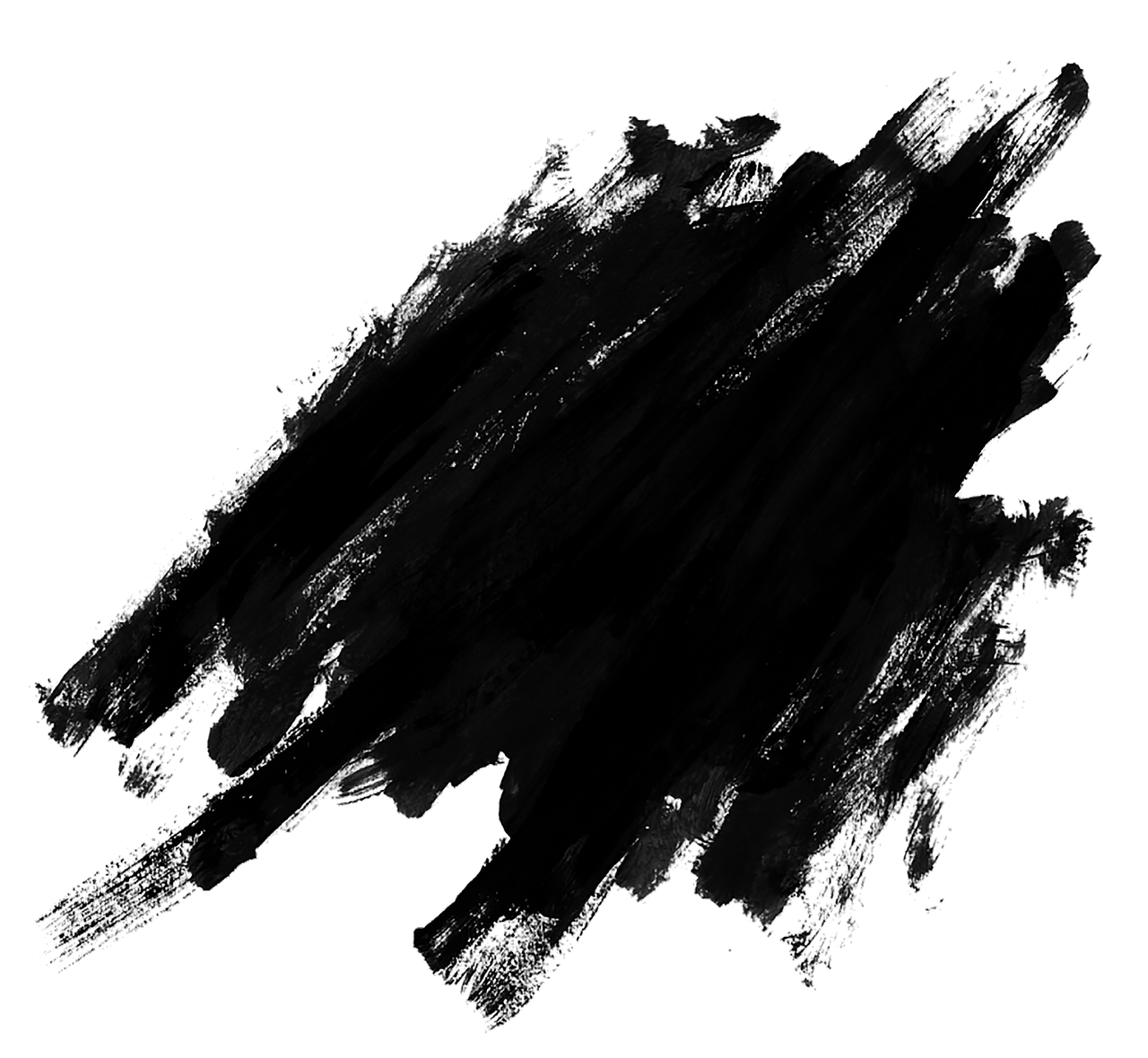 Black Dry Brush Strokes Diagonal Texture PNG Graphic