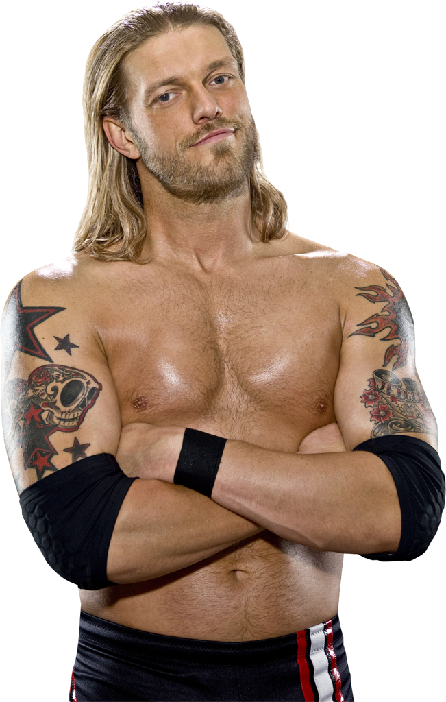 Blonde Long Haired WWE Wrestler Arms Crossed PNG Picture