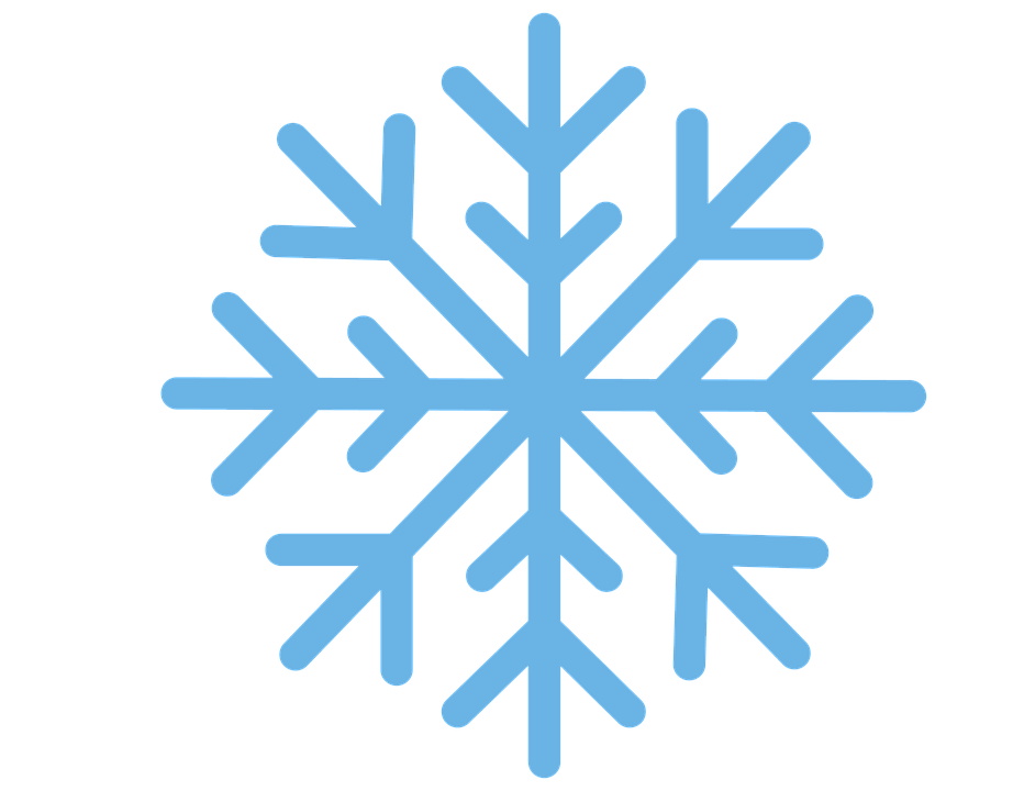 Light Blue Snowflake Flat Icon PNG Free Download