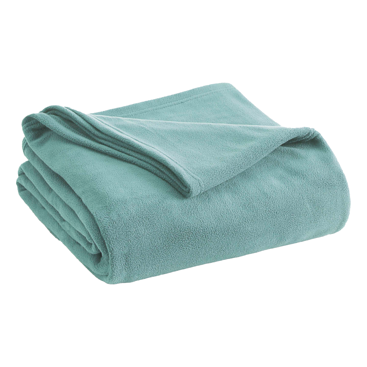 Mint Green Fleece Blanket Folded Ultra HD PNG Sticker
