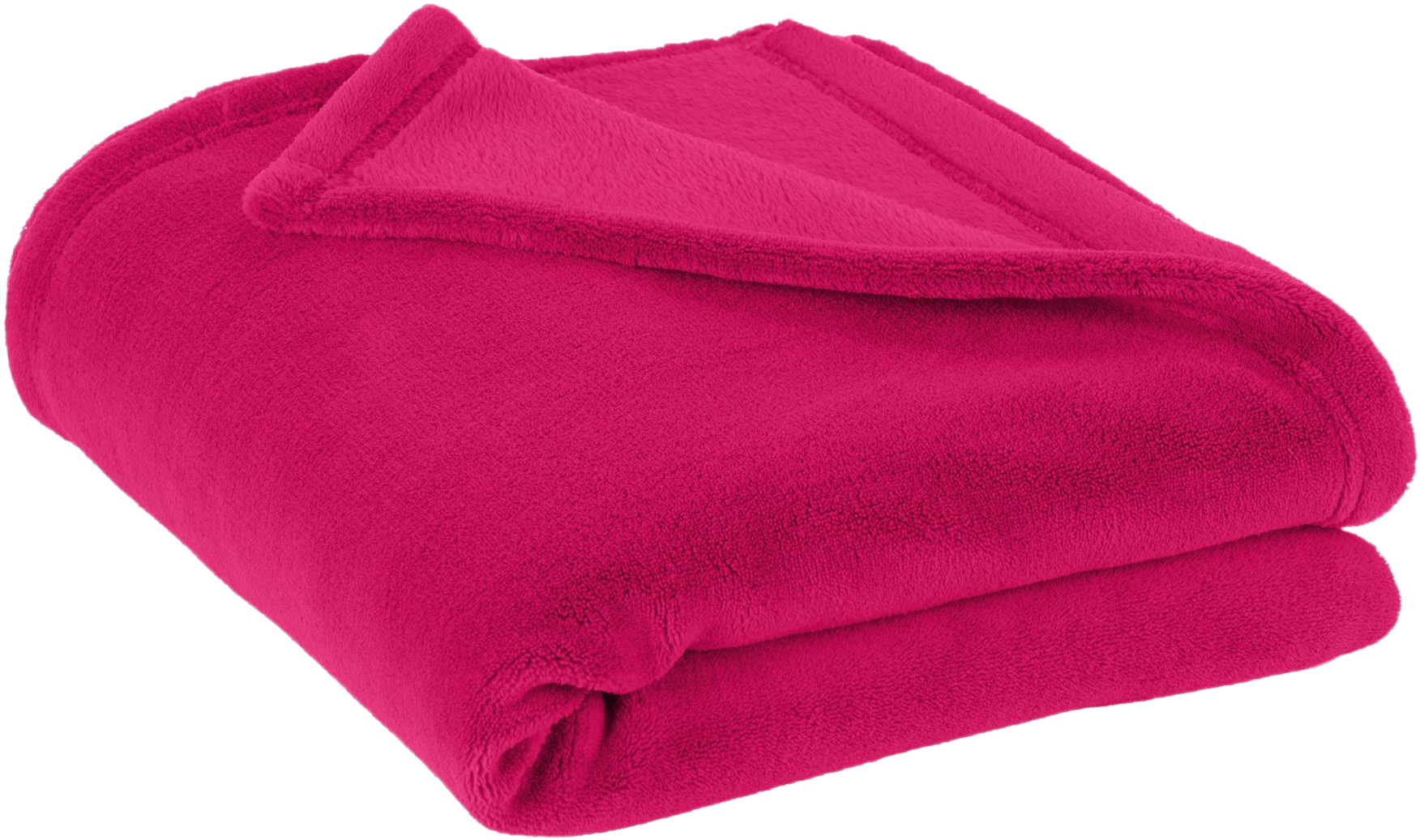 Pink Fleece Blanket Folded Soft Throw Ultra HD PNG Sticker