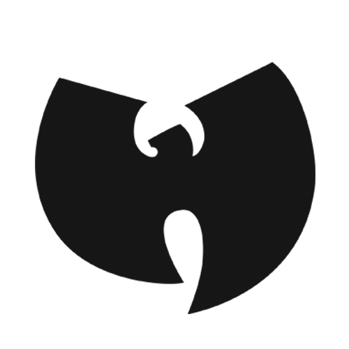 Wu Tang Clan Black W Logo Simple Icon PNG Transparent Image