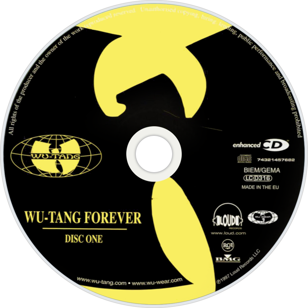 Wu Tang Forever CD Disc One Album Art PNG File
