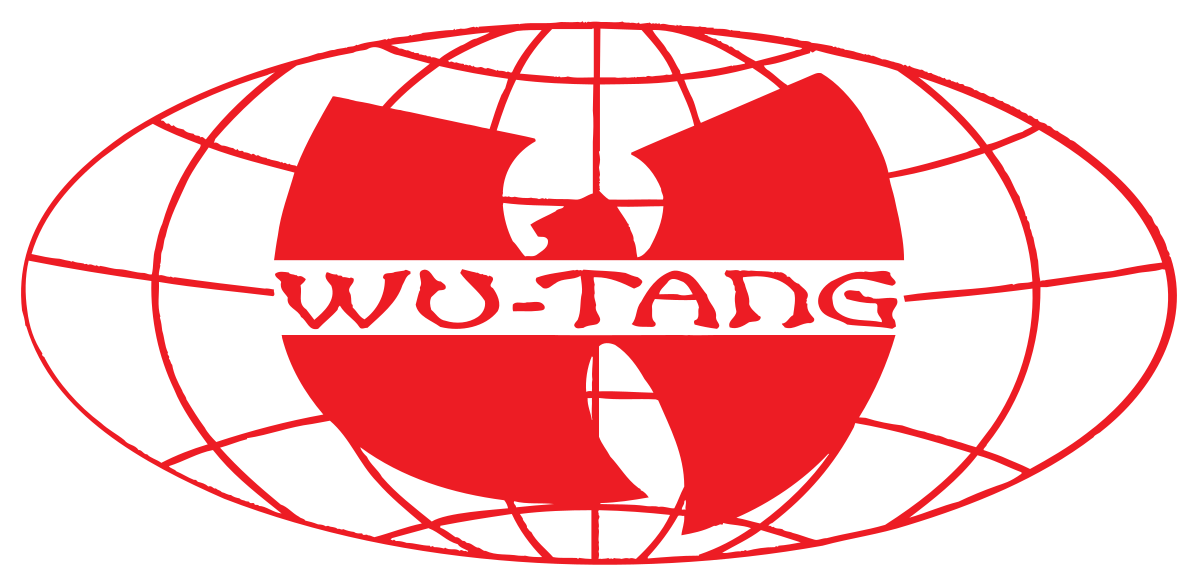 Wu Tang Red Globe World Logo PNG