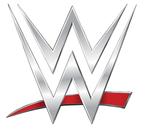 WWE Logo Silver Chrome W With Red Swoosh PNG Free Download