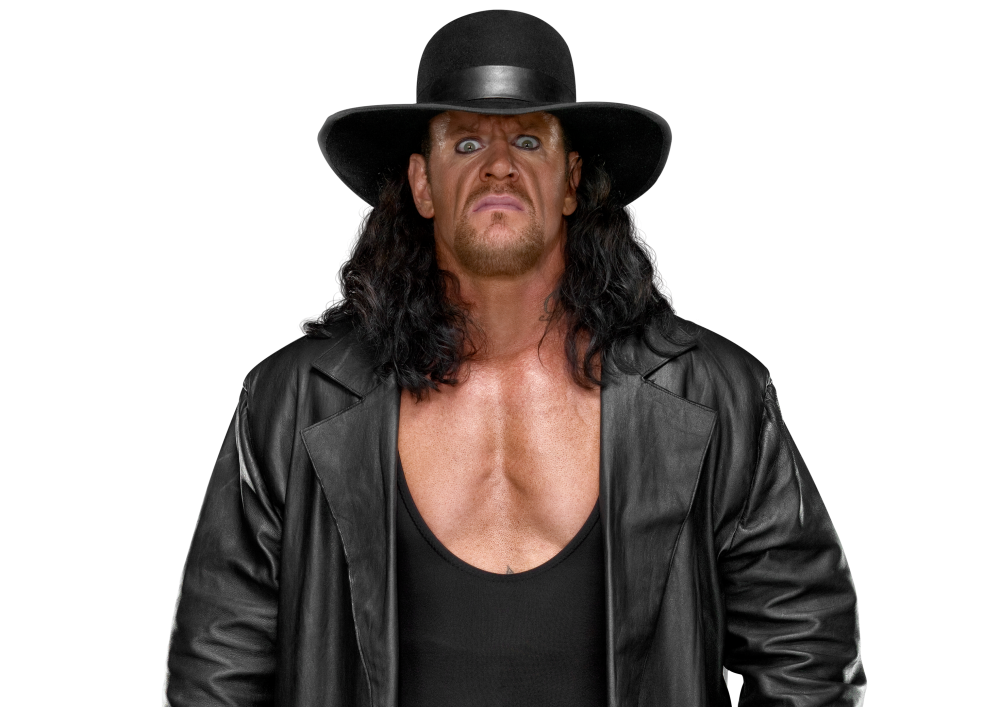 WWE Wrestler In Black Hat And Leather Coat PNG