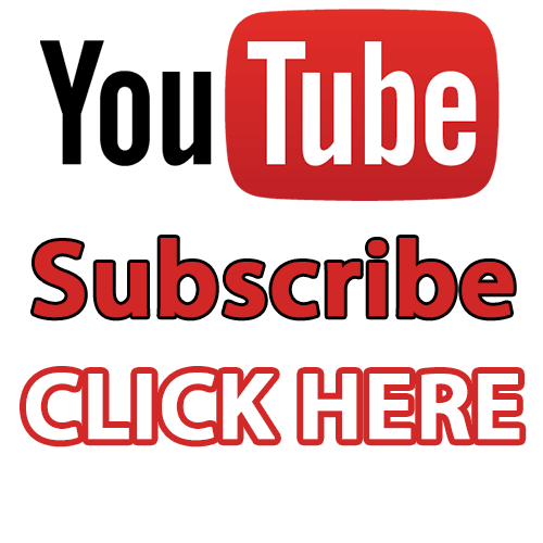 YouTube Logo Subscribe Click Here Red Text PNG Transparent Image