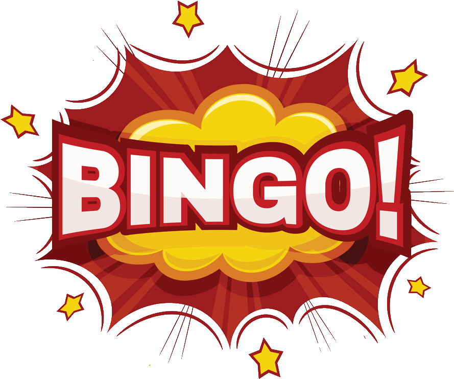 Bingo Comic Burst with Yellow Stars