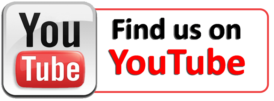 Find Us on YouTube Banner with Red Border