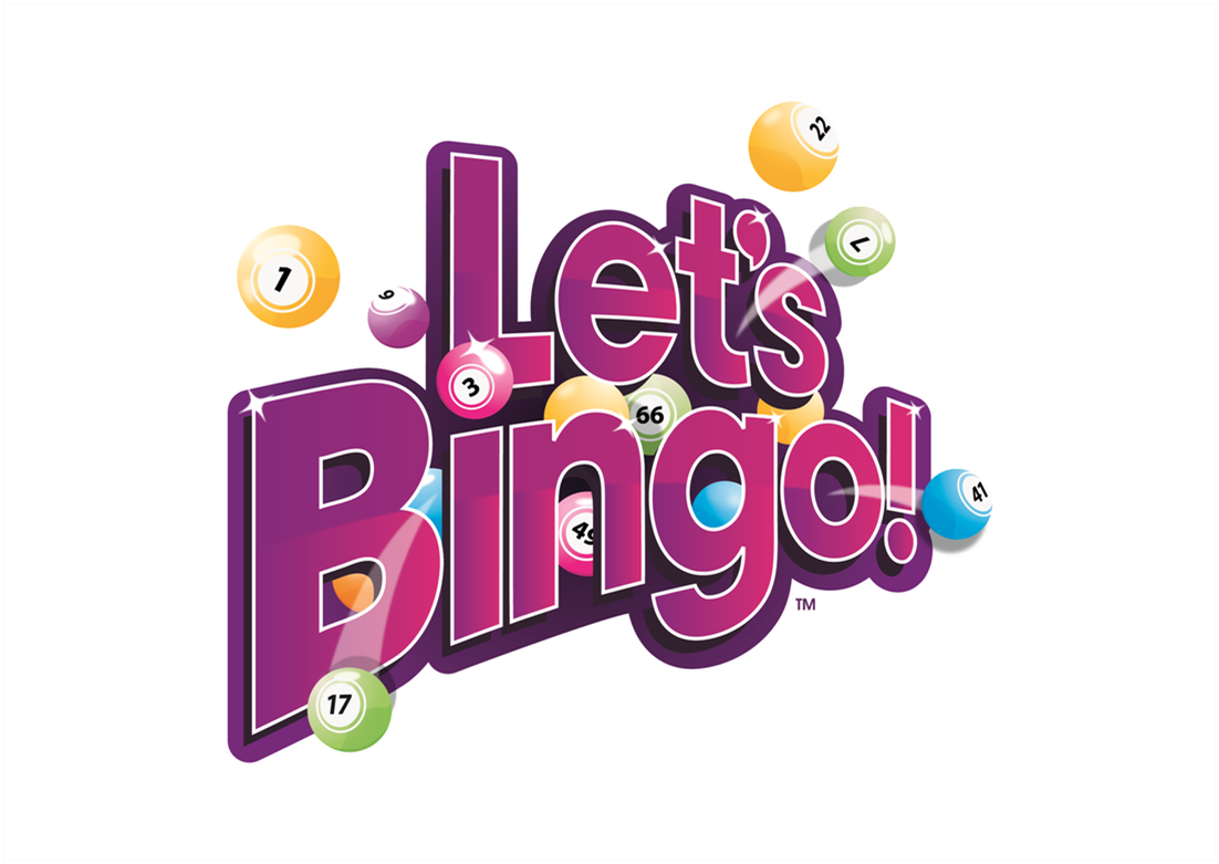 Purple Bingo Logo with Colorful Numbered Balls