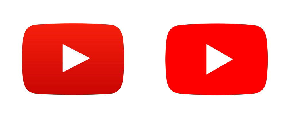 Red Video Play Button Icon Pair