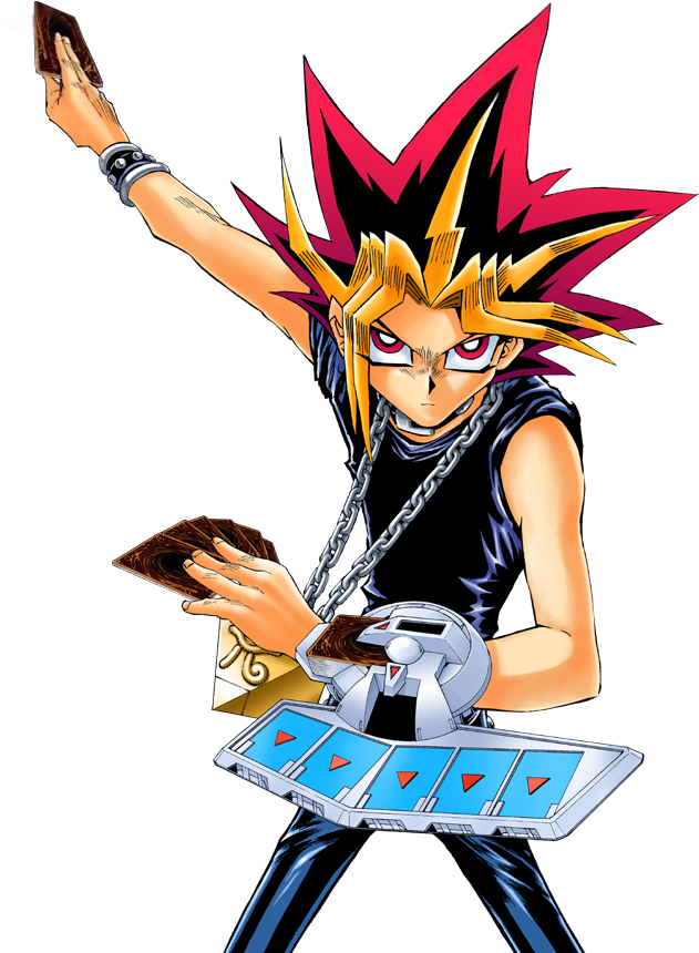 Yami Yugi with Spiky Tri-Color Hair