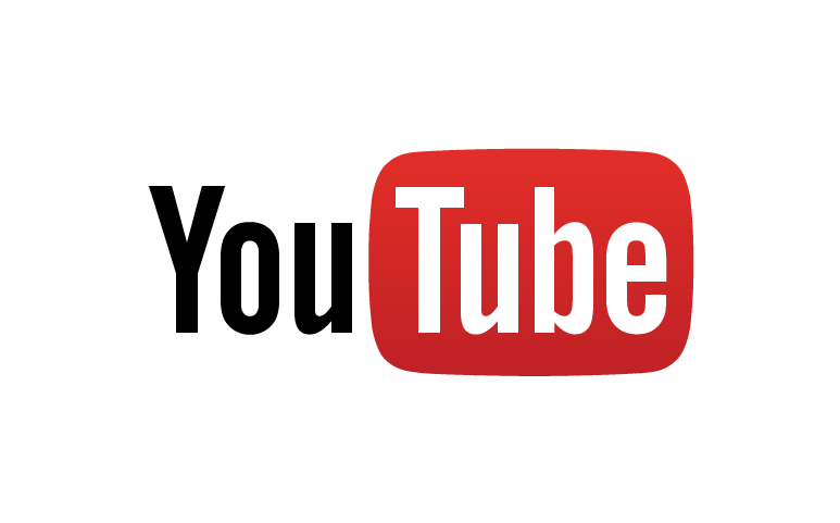 Black and Red Video Platform Wordmark Logo