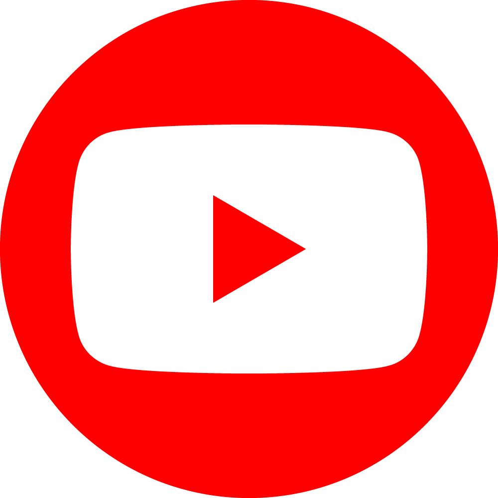 Red Circle Play Button Icon Design